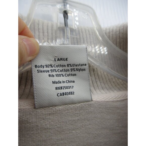 Varley Sweater Large White Pullover Turtleneck Oversized Belted - Picture 11 of 12